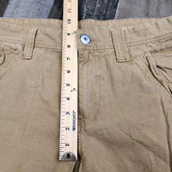 Mens Helix size 32x30 Slim Fit Rip Stop Outdoor Canvas Flat Front Pants - Picture 7 of 10